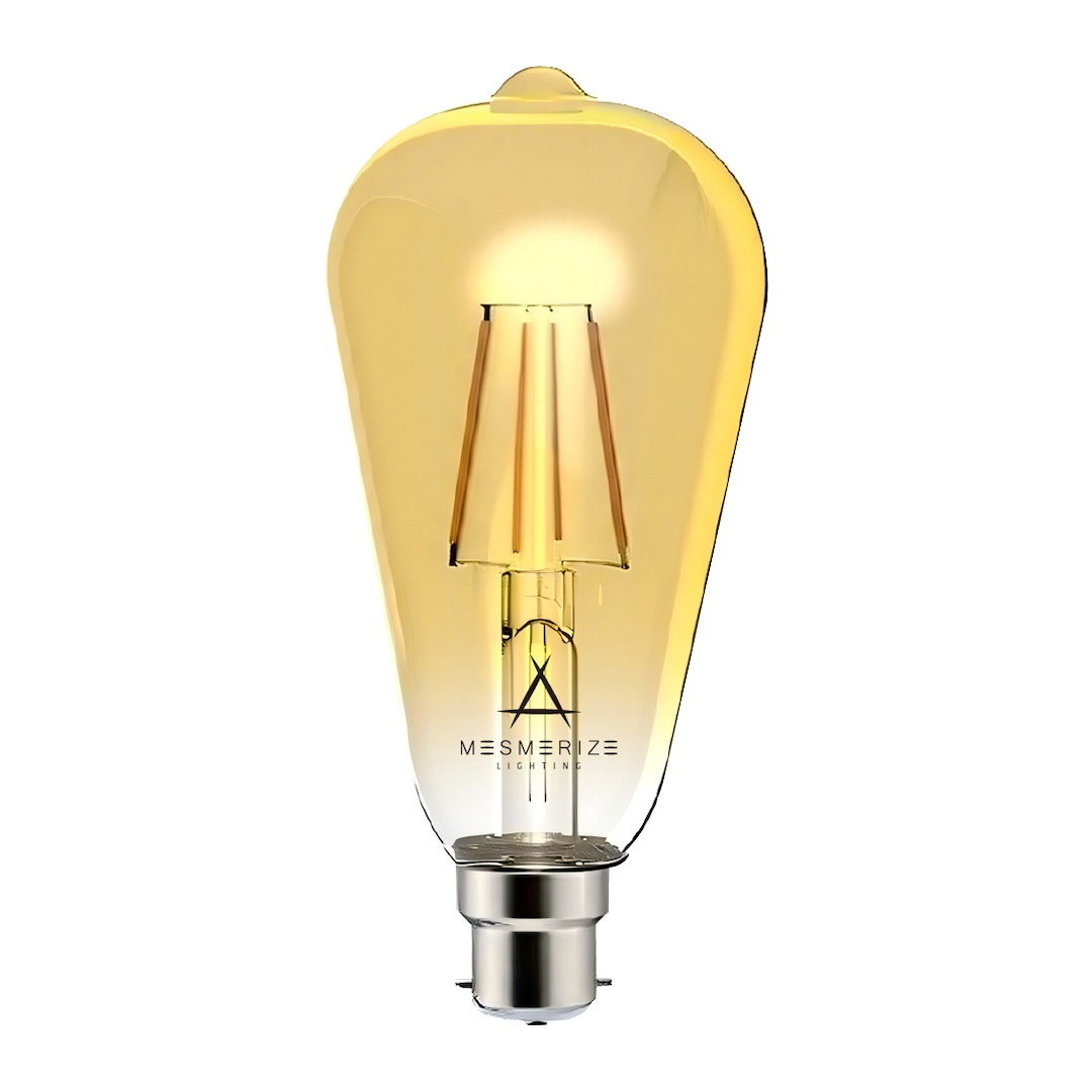 ST64 - 6W Vintage Filament LED Globe - LED Lights + Fittings - South Africa ST64 - 6W Vintage Filament LED Globe with B22 bayonet cap