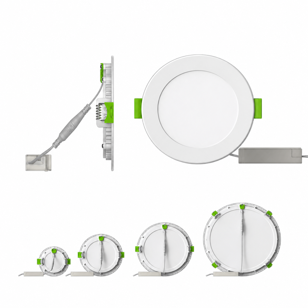 Slim/Surface Panel - LED Downlight - LED Lights + Fittings - South Africa Mesmerize Lighting - Slim Downlight Panel