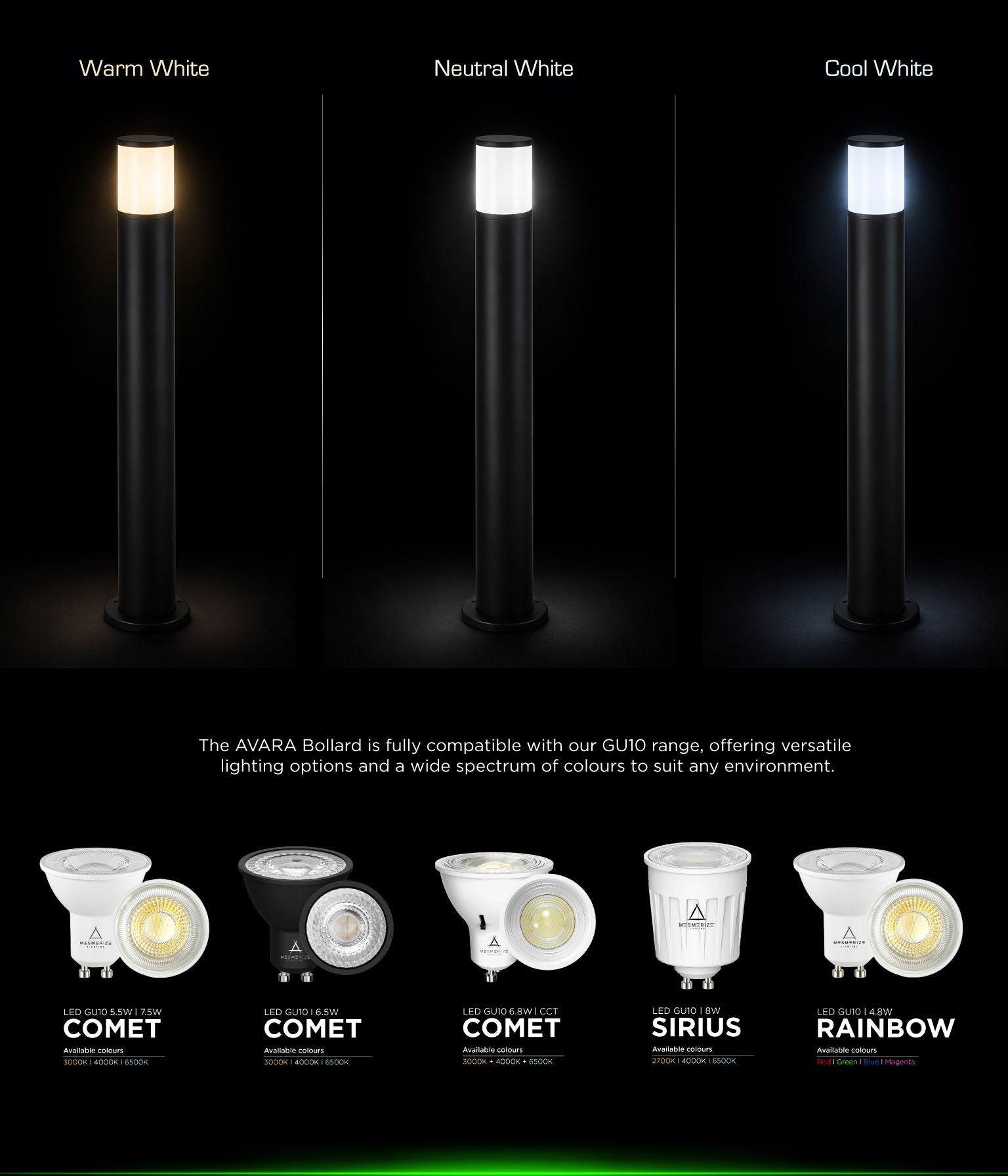 WW NW CW LED Bollards1.jpg | LED Lighting Supplier - South Africa