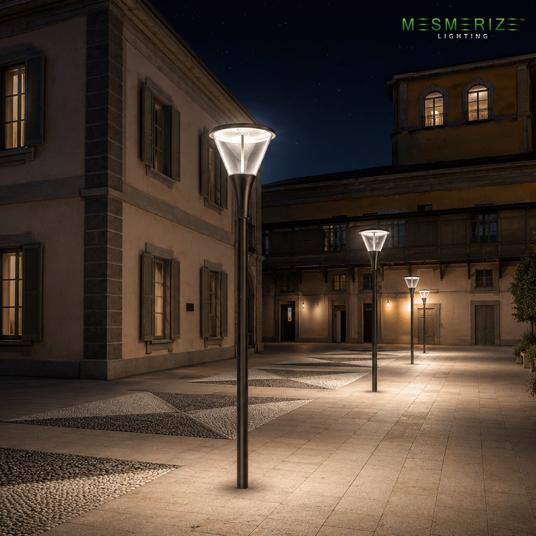 Kamero LED Post-Top Light 25W–60W - LED Lights + Fittings - South Africa Kamero LED Post-Top Light 25W–60W - Image 2