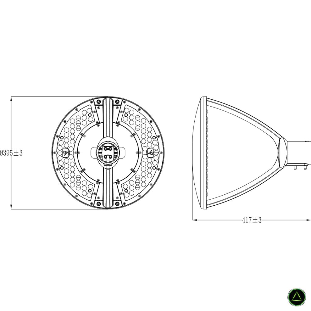 Megatron LED Post-Top Light - LED Lights + Fittings - South Africa Megatron LED Post-Top Light - view 7
