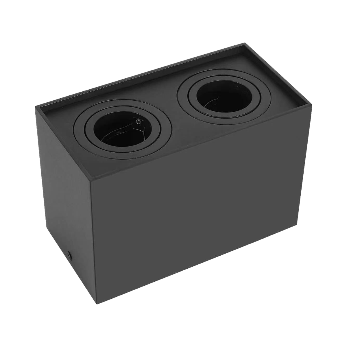 Axis Sharp Aluminium Surface Downlighter Double
