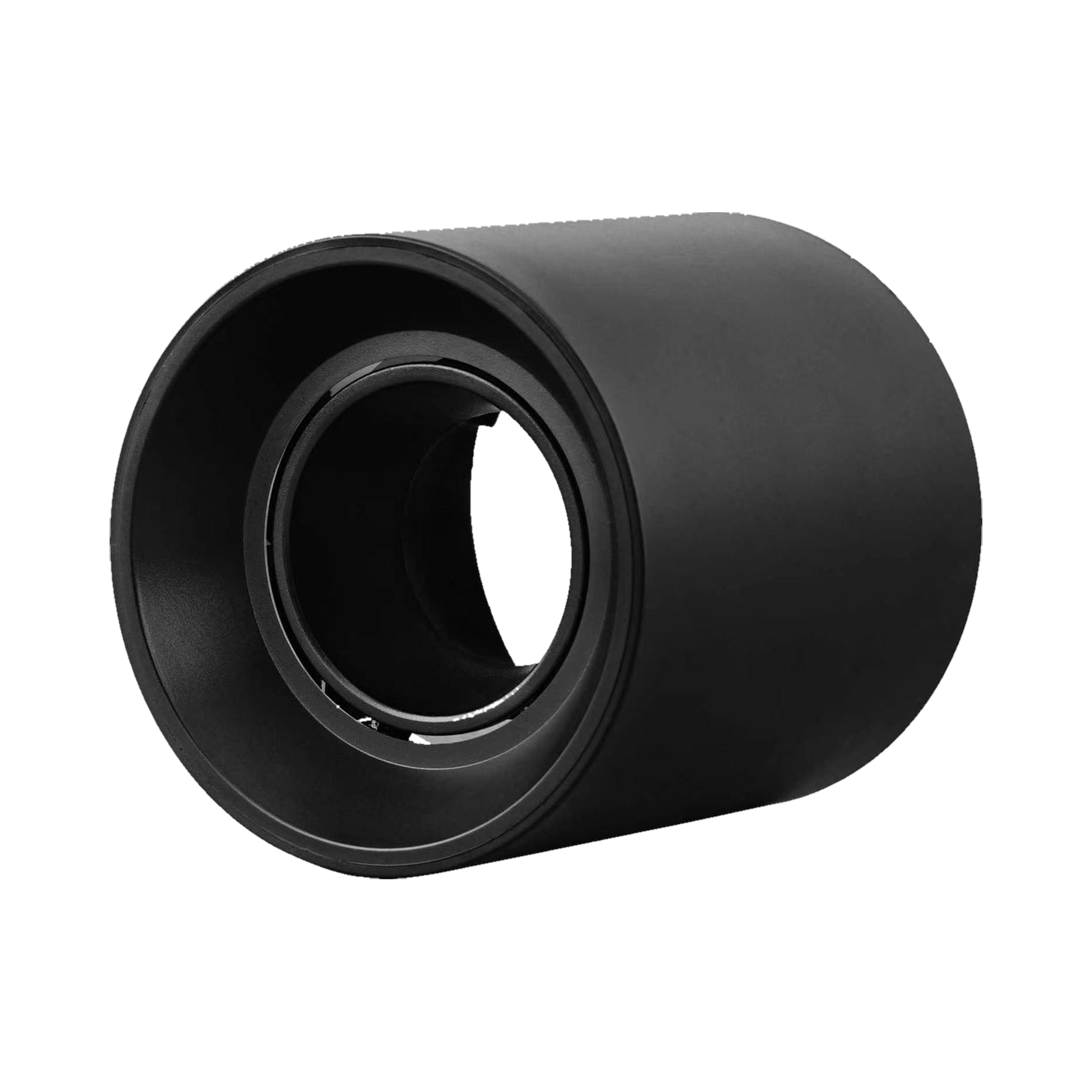 Focus Tilt GU10 Polycarb Surface Downlighter - LED Lights + Fittings - South Africa Mesmerize Focus tilt GU10 surface downlighter, round, black