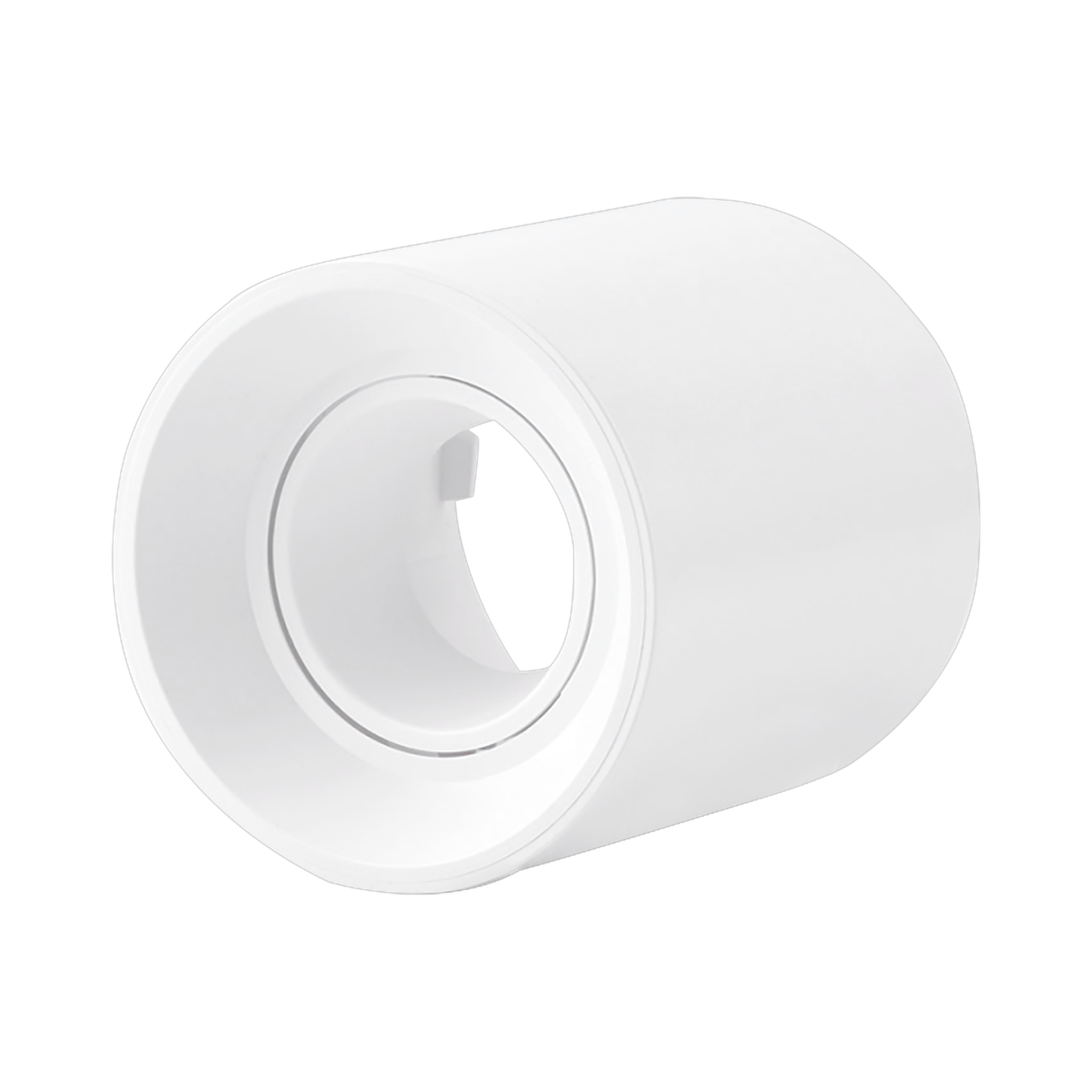 Focus Tilt GU10 Polycarb Surface Downlighter - LED Lights + Fittings - South Africa Mesmerize Focus tilt GU10 surface downlighter, round, white